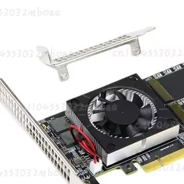 Quad M.2 Nvme Pcie Bifurcation Card - Chip PEX8747 PCIe 3.0 X8 Quad