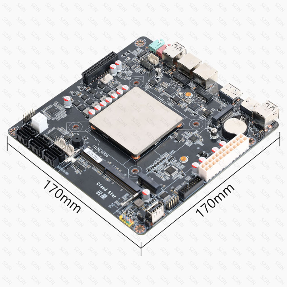Motherboard Mini ITX N100 N150 - Nas Motherboard N100 6 Sata ulasan dan harga