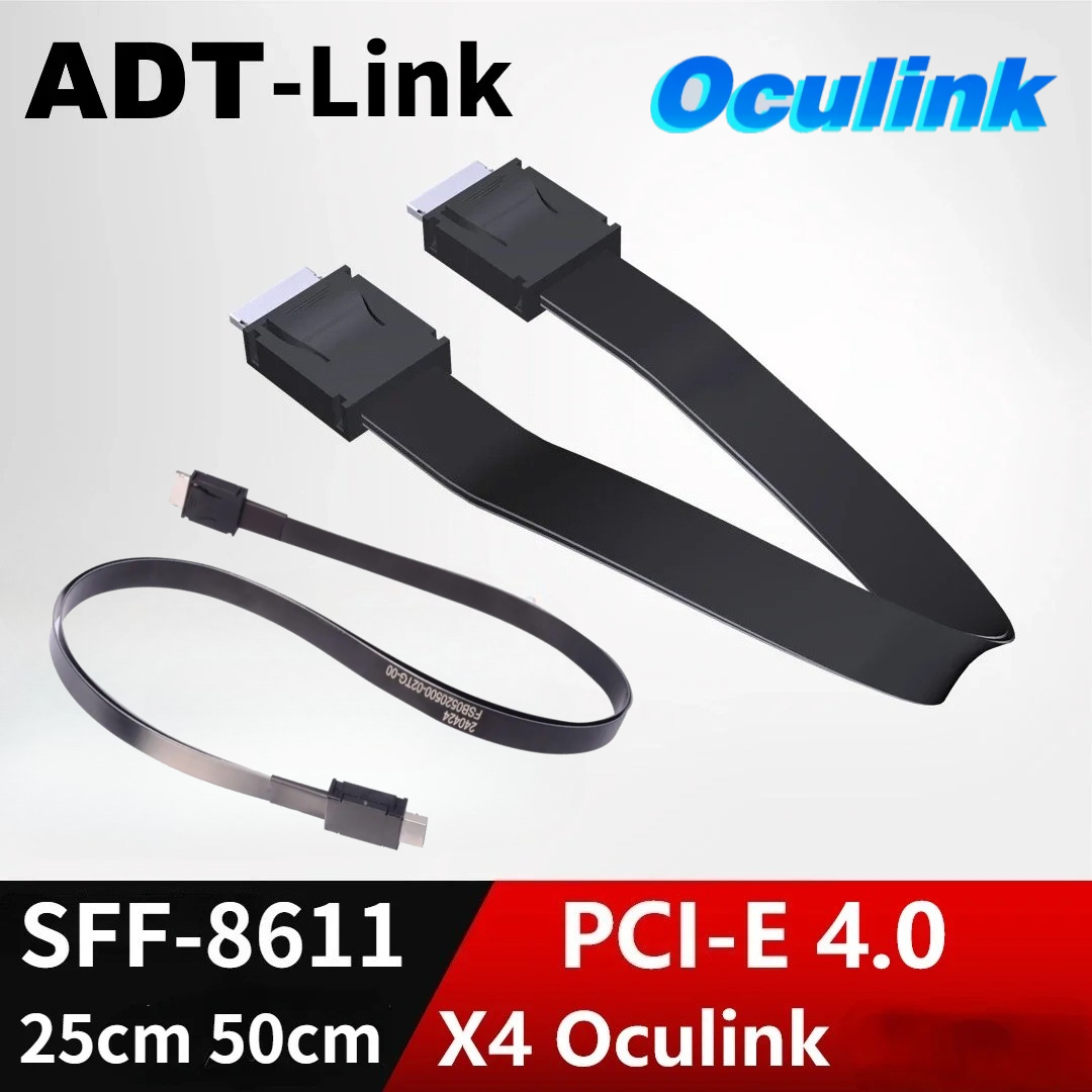 Kabel Ekstensi 1M PCI-E 4.0 X4 - External Gpu Dock Pcie 4.0 Oculink ulasan dan harga