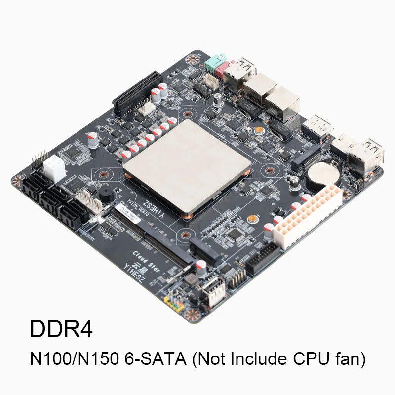 Motherboard NAS 6-Bay N100/N15 - Nas Motherboard N100 6 Sata ulasan dan harga