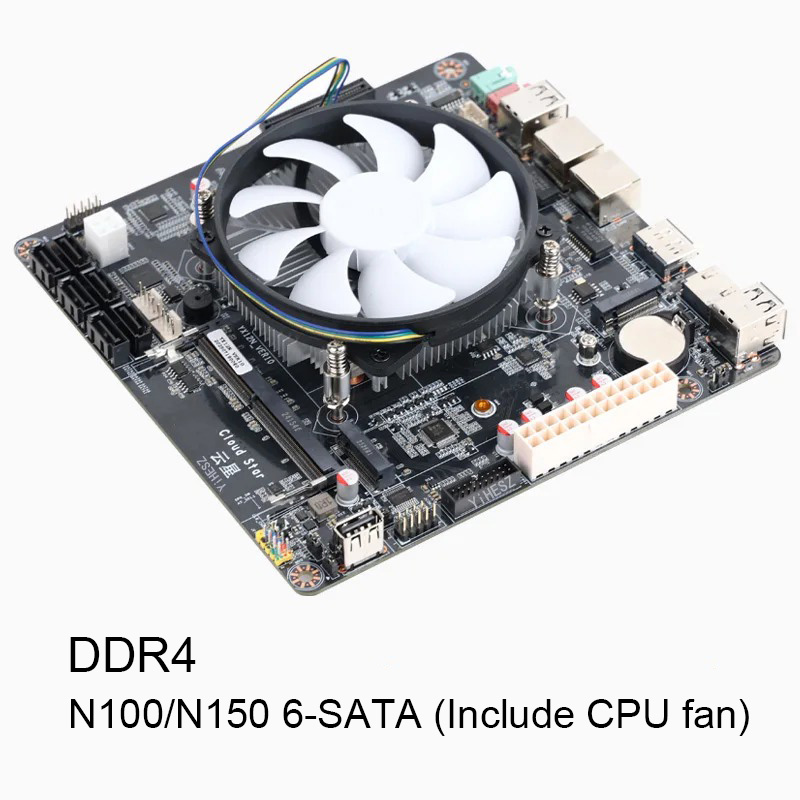 Motherboard NAS 6-Bay N100/N15 - Nas Motherboard N100 6 Sata ulasan dan harga