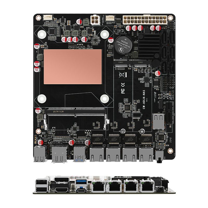 Motherboard NAS Daya Rendah N1 - Nas Motherboard N100 6 Sata ulasan dan harga