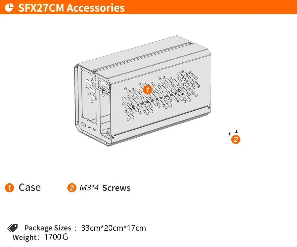 Casing Rangka Logam Untuk TH3P - External Gpu Dock Pcie 4.0 Oculink ulasan dan harga