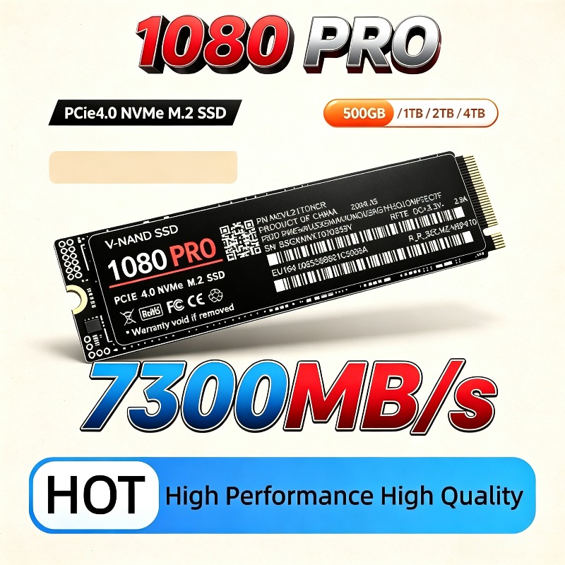 SSD 1080PRO asli, M.2 NVMe PCI - M.2 Nvme 4Tb Pcie 4.0 Ssd ulasan dan harga