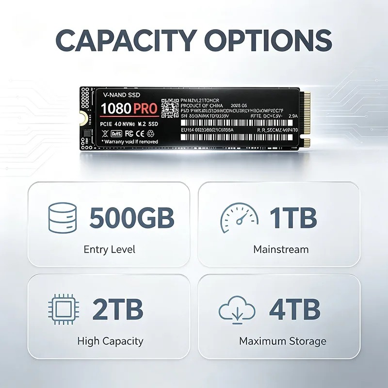SSD 1080PRO asli, M.2 NVMe PCI - M.2 Nvme 4Tb Pcie 4.0 Ssd ulasan dan harga