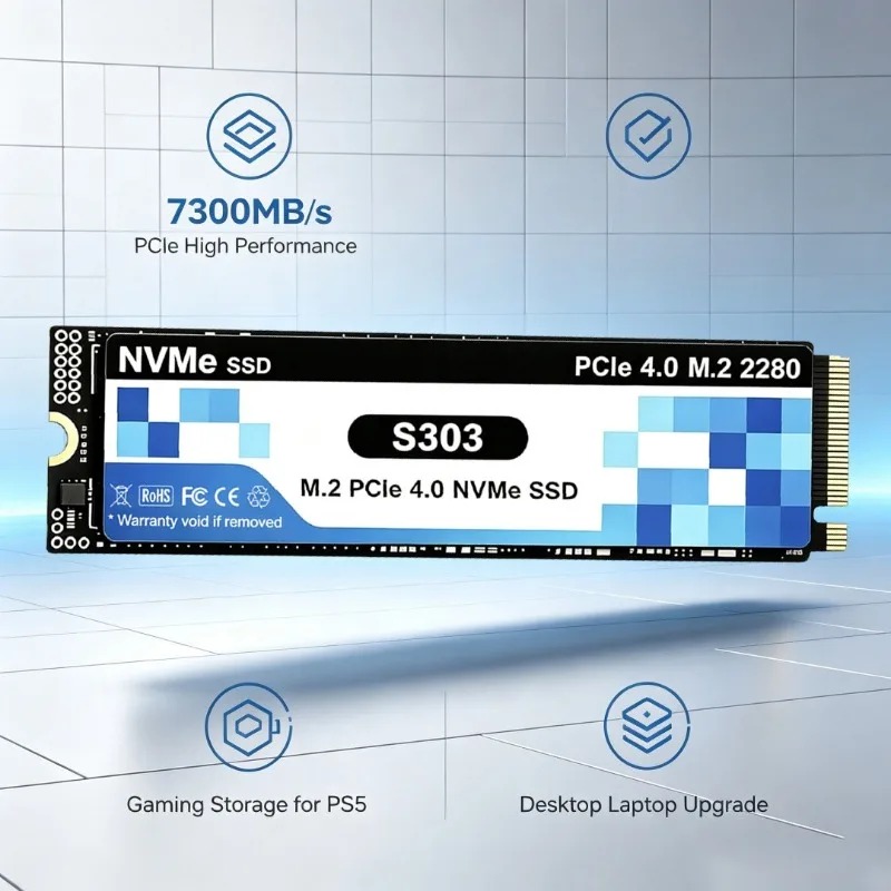 SSD Internal S303 M.2 NVMe 500 - M.2 Nvme 4Tb Pcie 4.0 Ssd ulasan dan harga