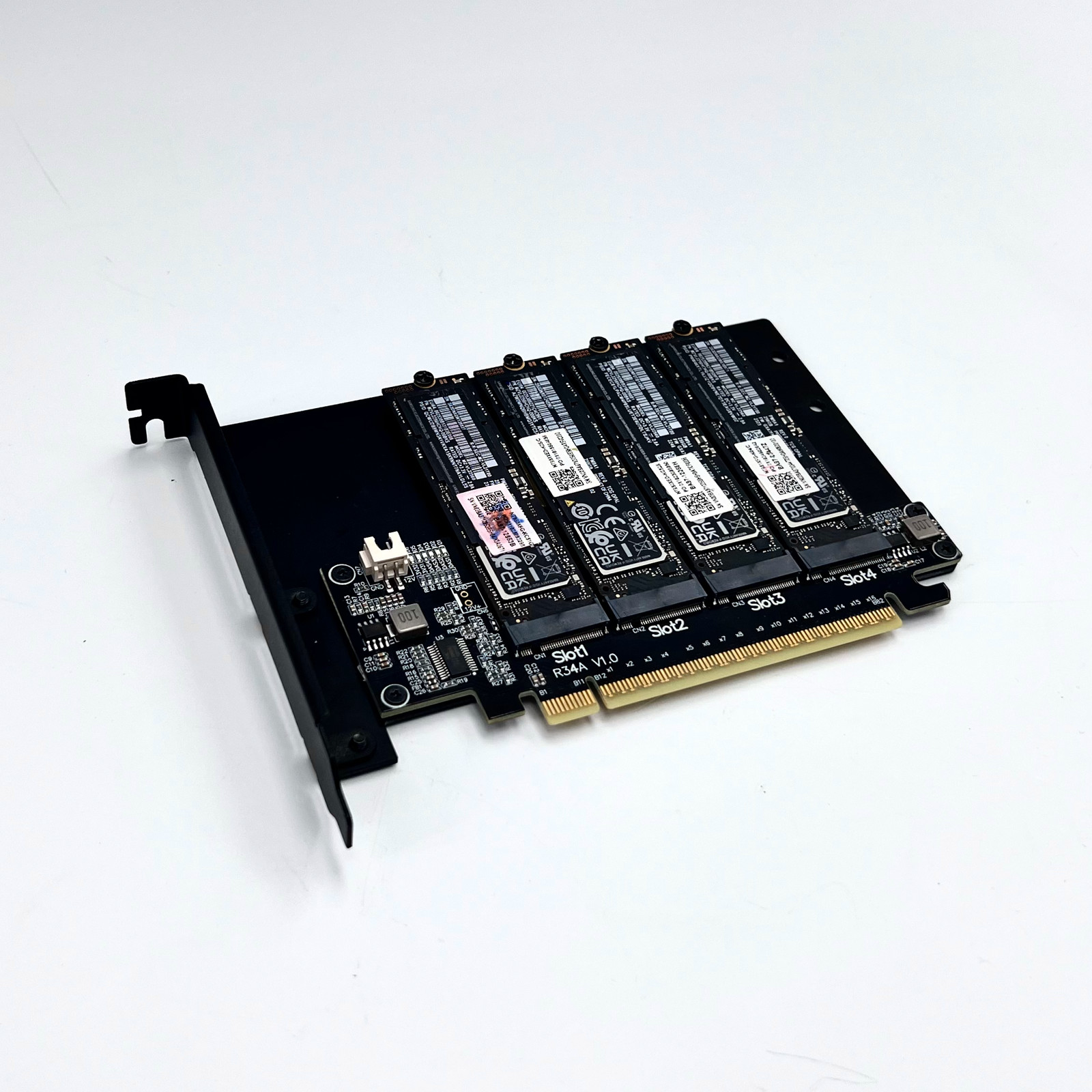 Adaptor Bifurkasi PCIe 5.0 x16 - Quad M.2 Nvme Pcie Bifurcation Card ulasan dan harga