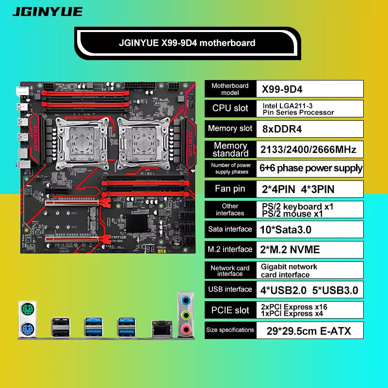 Motherboard X99 Dual CPU LGA 2 - X99 Dual Cpu Motherboard Combo ulasan dan harga